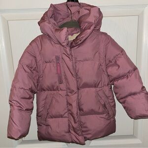 Crewcuts Dusty Pink Kids Puffer Jacket